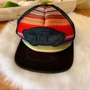 Vans wide brim snap back hat